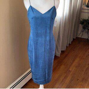 Charlotte russe suede like midi dress